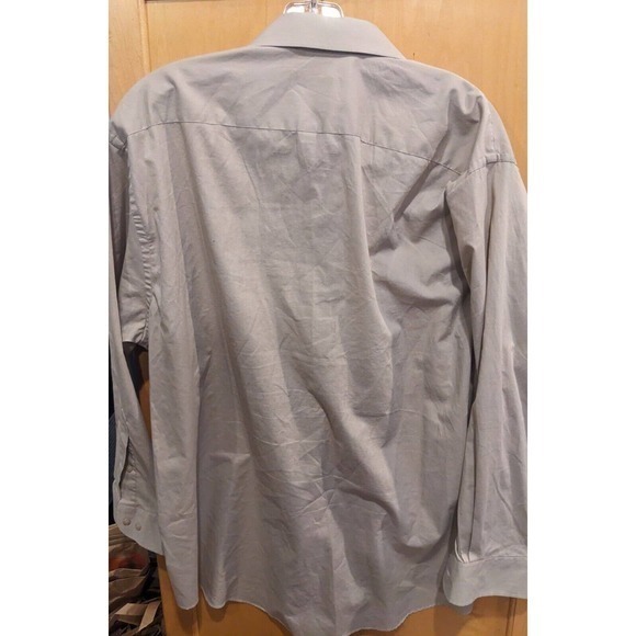 Men's Haggar No Iron Long Sleeve Button Down Dress Shirt Size L‎ Large green - Picture 2 of 4